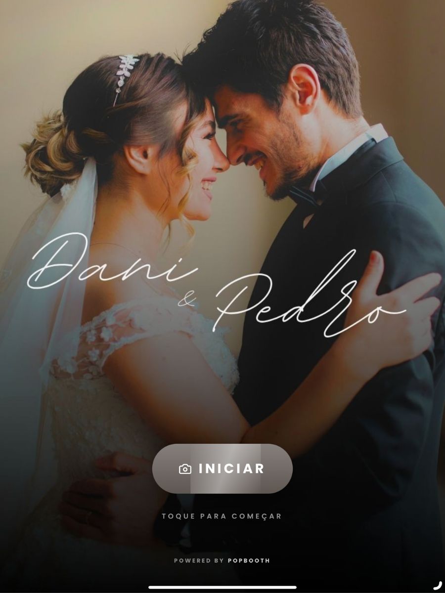 Telas do app com a marca do cliente